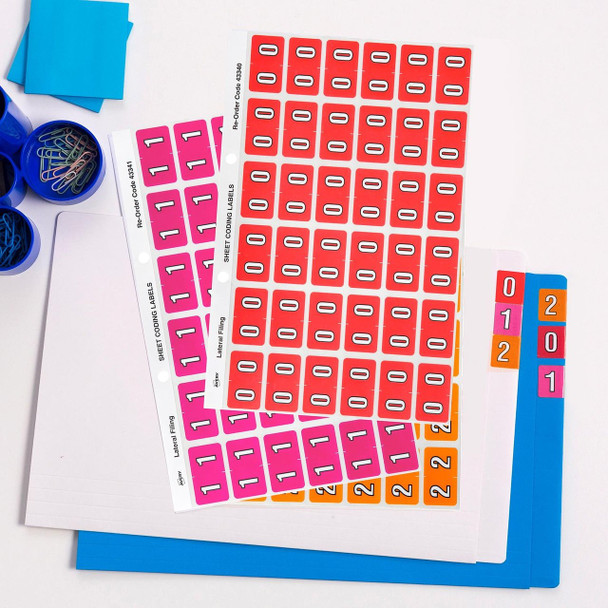 Avery #43346 Numeric '6' Side Tab Colour Coding Labels - 25 x 38 mm - 180/Pack - Avery dispenser labels, avery Australia, place card holders, avery stickers | It's A Mega Thing
