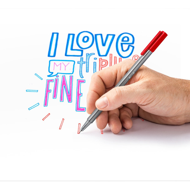 Staedtler Triplus Fineliner Orange Box of 10 334-4