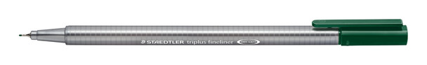 Staedtler Triplus Fineliner Green Earth Box of 10 334-55