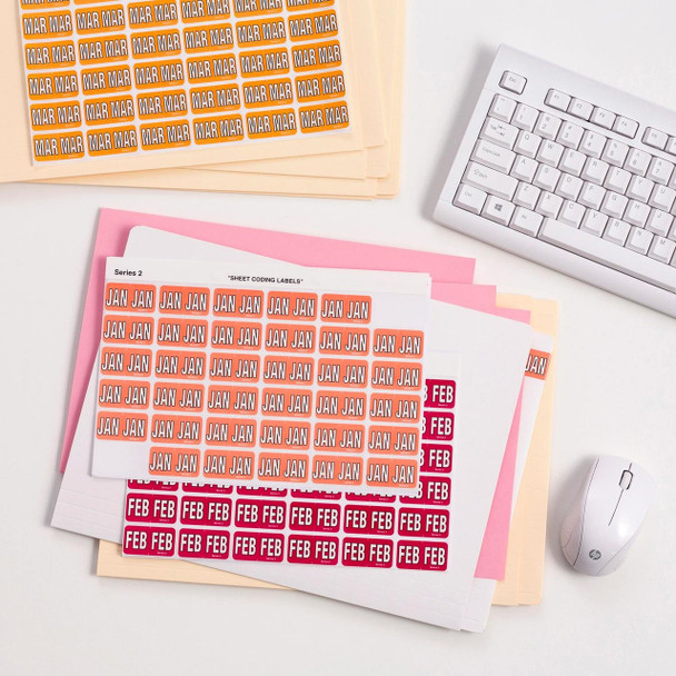 Avery #43410 Month 'Oct' Coding Labels - 23 x 38 mm - 180/Pack - fabric name badge labels, avery name tags, avery place cards | It's A Mega Thing