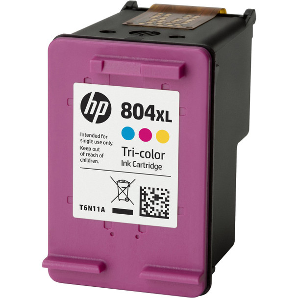HP 804XL High Yield Original Ink Cartridge Tri-Color 415 Pages