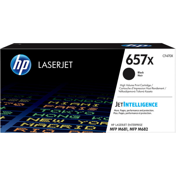 HP 657X High Yield Original LaserJet Toner Cartridge Black 28000 Pages