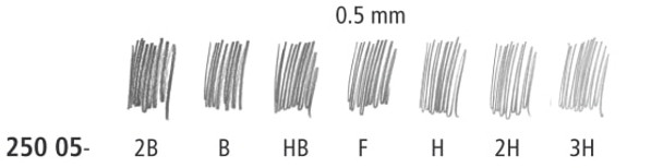 Staedtler Mars Micro Carbon Leads 0.5mm 2B 250 05-2B Staedtler Mars Micro Carbon Leads 0.5mm 2B 250 05-2B