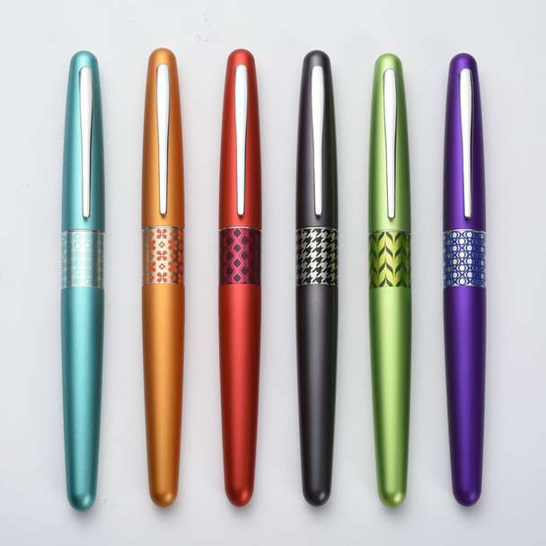 Pilot Orange Flower Barrel MR3 Retro Pop Fountain Pen Fine Nib