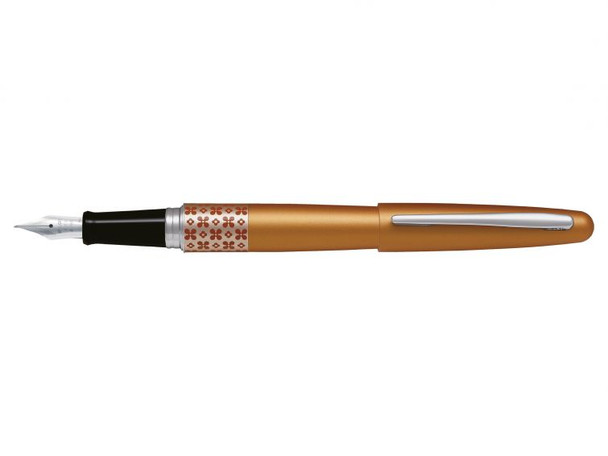 Pilot 624914 MR3 Fountain Pen Medium Nib Orange Flower | It's A Mega Thing