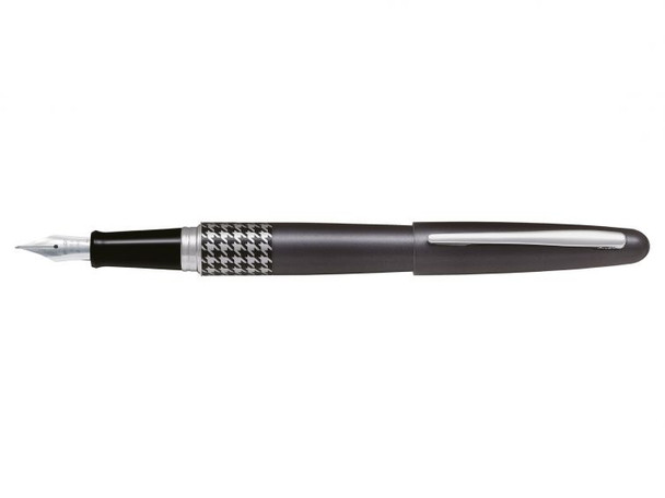 Pilot MR3 Retro Pop Fountain Pen Grey Houndstooth Barrel Fine Nib