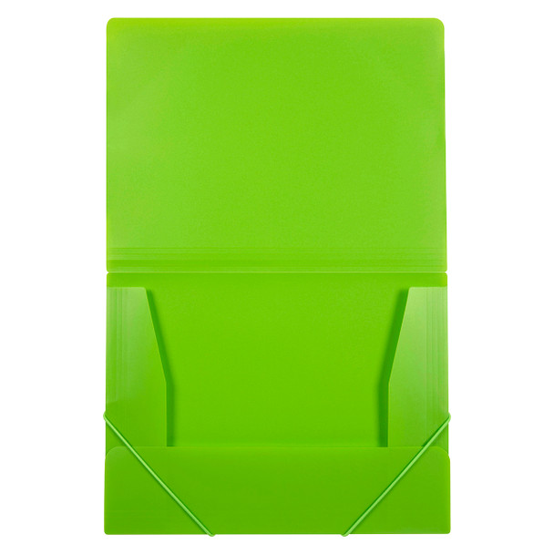 Marbig A4 Document File Lime Box of 12