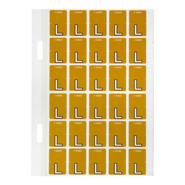 Avery #44412 Top Tab Colour Code Labels 'L' - 20 x 30 mm - 150/Pack - Avery dispenser labels, avery Australia, place card holders, avery stickers, avery labels australia | It's A Mega Thing