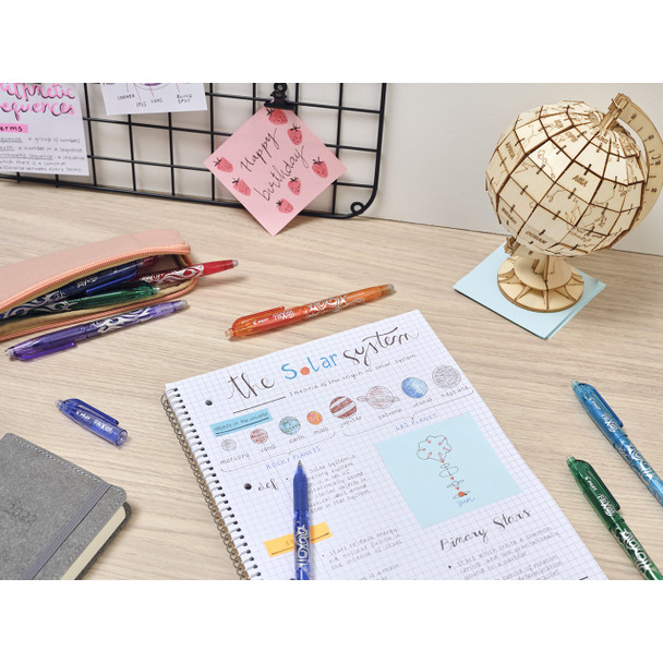 Pilot FriXion Ball Erasable Rollerball Gel Pen Red Extra Fine Box of 12