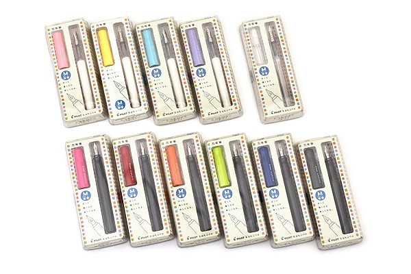 Pilot Fountain Pen Kakuno BegreeN Soft Blue Fine Nib White Barrel