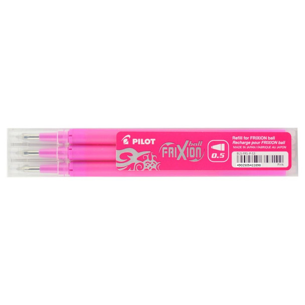 Pilot 622935 Refill for Frixion Ball 0.5mm Pink 3pk Each | It's A Mega Thing