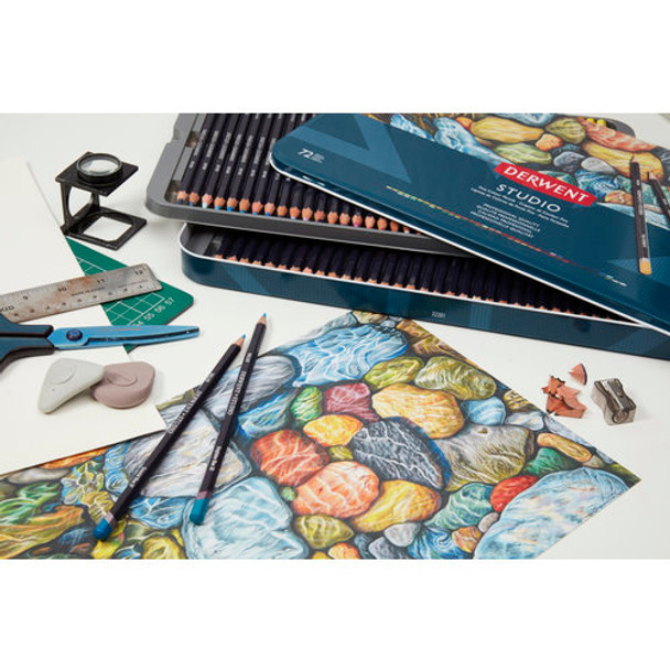 Derwent #32146 Studio Pencil Emerald Green 46 - Box 6 - derwent pencils box, derwent sketch pad, derwent dairy, derwent studio pencil, derwent pencil tin | It's A Mega Thing