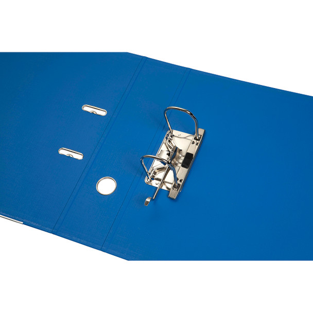 Marbig PE Linen Lever Arch File A4 Marine Pack of 10