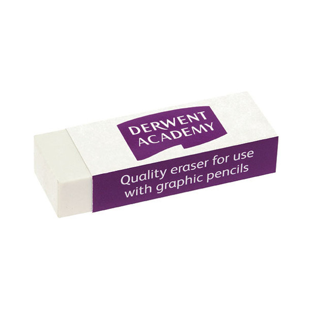 Derwent Academy #R31000 Eraser Large - Blistercard White - derwent pencil, derwent colour pencils, derwent artist pencils, derwent procolour, derwent coloursoft | It's A Mega Thing