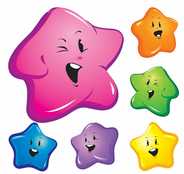 Avery #69602 Merit Stickers Star Face 30mm Metallic Assorted Colours Pack 50 - Avery, averylabels, avery labels, avery products, Avery dispenser labels, avery Australia | It's A Mega Thing