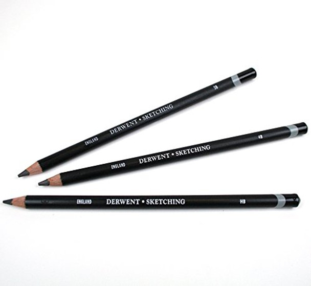 Derwent #39003 Sketching Pencil Medium Pack Of 4 - Box 6 - derwent pencil, derwent colour pencils, derwent artist pencils, derwent procolour | It's A Mega Thing