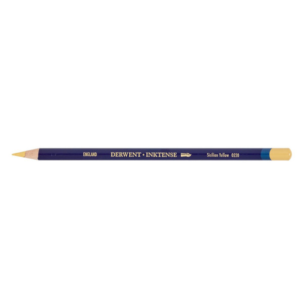 Derwent #2301853 Inktense Pencil Sicilian Yellow 0220 - Box 6 - derwent pencil, derwent colour pencils, derwent artist pencils, derwent procolour | It's A Mega Thing