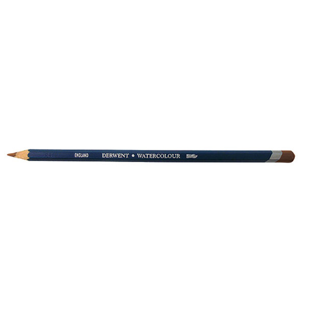 Derwent #32862 Watercolour Pencil Burnt Sienna 62 - Box 6 - derwent coloursoft, derwent inktense pencils, derwent drawing pencil, derwent graphitint pencil | It's A Mega Thing