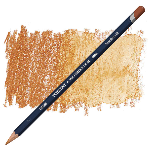 Derwent #32862 Watercolour Pencil Burnt Sienna 62 - Box 6 - Derwent Australia, derwent pencil, derwent colour pencils, derwent artist pencils, derwent procolour | It's A Mega Thing