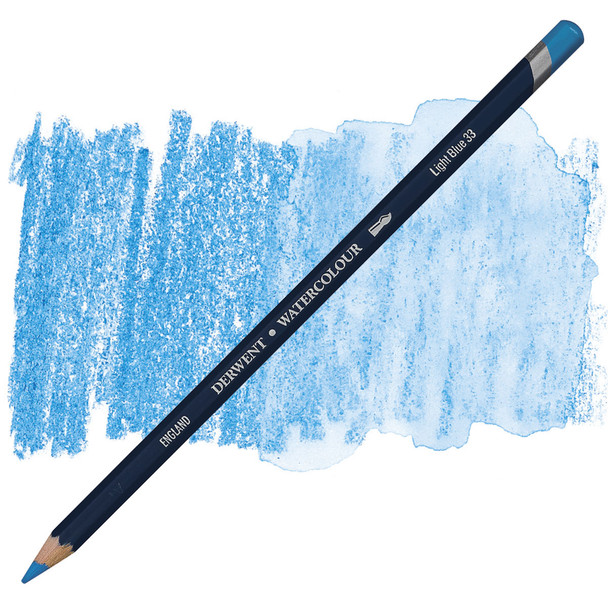 Derwent #32833 Watercolour Pencil Light Blue 33 - Box 6 - derwent watercolour pencil, derwent pastel pencil, derwent studio pencil, derwent pencil tin | It's A Mega Thing