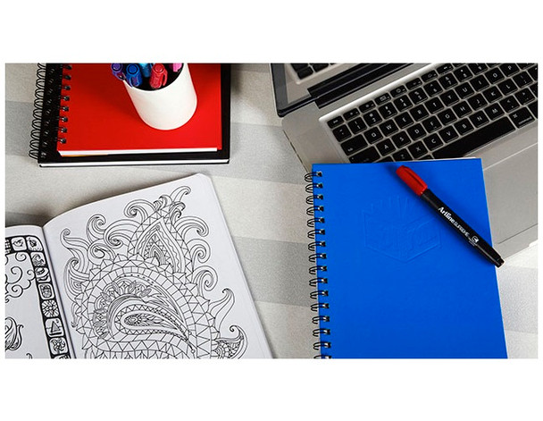 Spirax #56511KODE Kode 511 Hardcover Notebook A5 160 Page Assorted - Box 5 - spirax pocket notebook, spirax polypropylene, spirax hardcover, spirax binder book, spirax writing pad, spirax project book, spirax spiral notebook | It's A Mega Thing