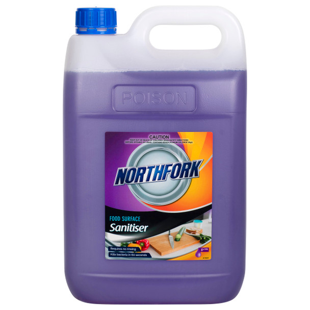 Northfork Food Surface Sanitiser 5 Litre Carton of 3