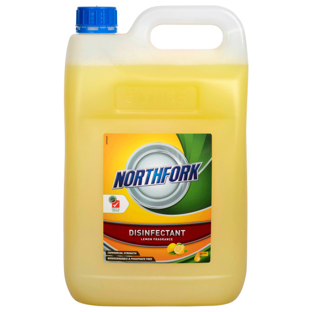 Northfork GECA Lemon Disinfectant 5 Litre Carton of 3