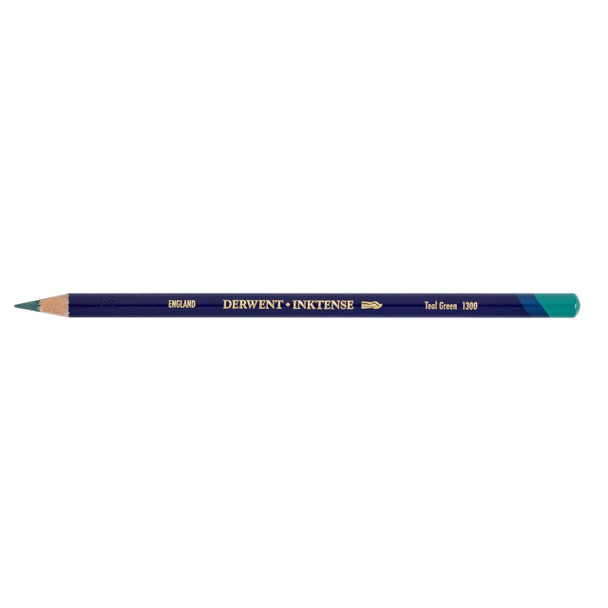 Derwent #700915 Inktense Pencil Teal Green 1300 - Box 6 - derwent coloursoft, derwent inktense pencils, derwent drawing pencil, derwent graphitint pencil | It's A Mega Thing