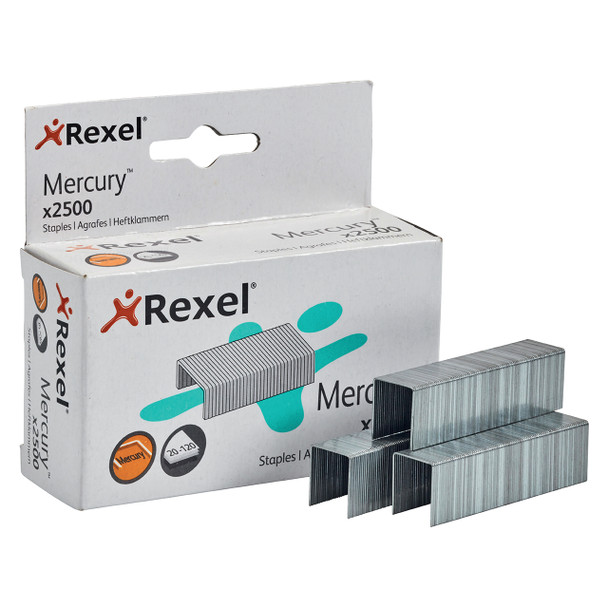 Rexel Mercury Heavy Duty Staples Box of 2500