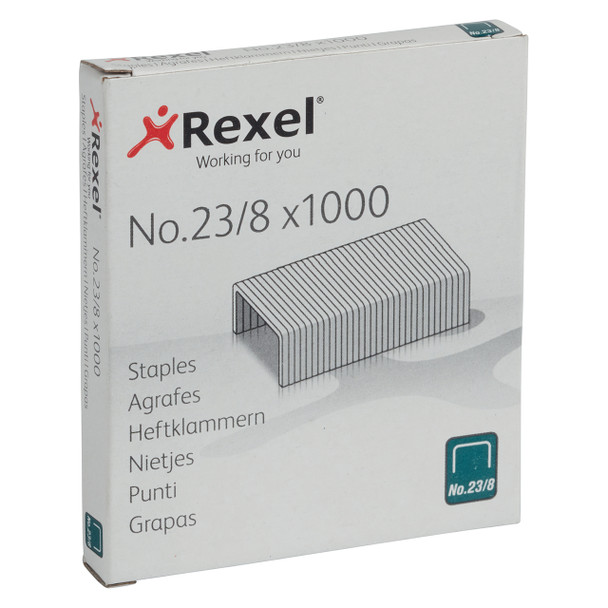 Rexel Staples No. 23/8 Box of 1000