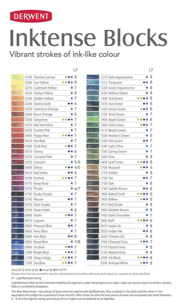 Derwent #R2300442 Inktense Blocks Assorted Tin Of 12 - Box 6 - derwent watercolour pencil, derwent pastel pencil, derwent studio pencil, derwent pencil tin, derwent artist pencils box | It's A Mega Thing