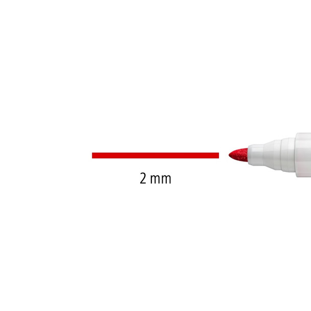 Staedtler 351-4 Non-Permanent Orange Bullet Tip Lumocolor Whiteboard Marker Box of 10