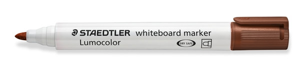 Staedtler 351-7 Non-Permanent Brown Bullet Tip Lumocolor Whiteboard Marker In A Box Of 10 | Its A Mega Thing