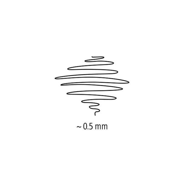 Staedtler 308 05-4 Pigment Liner 0.5mm Orange Box of 10