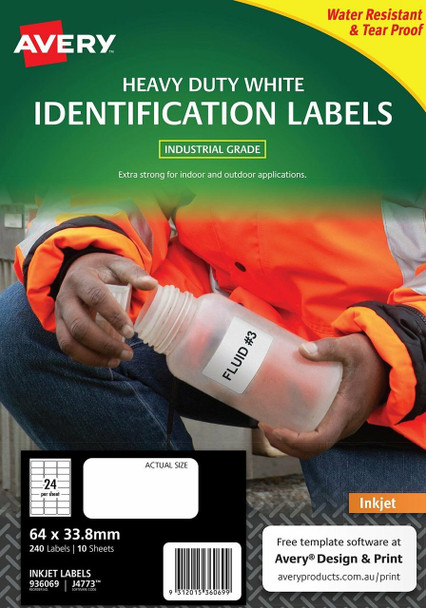 Avery #936069 Durable Heavy Duty Labels - J4773 - 240/Pack - 63.5 x 33.9 mm |24UP - Avery, averylabels, avery labels, avery products, Avery dispenser labels, avery Australia, place card holders, avery stickers, avery labels australia | It's A Mega Thing