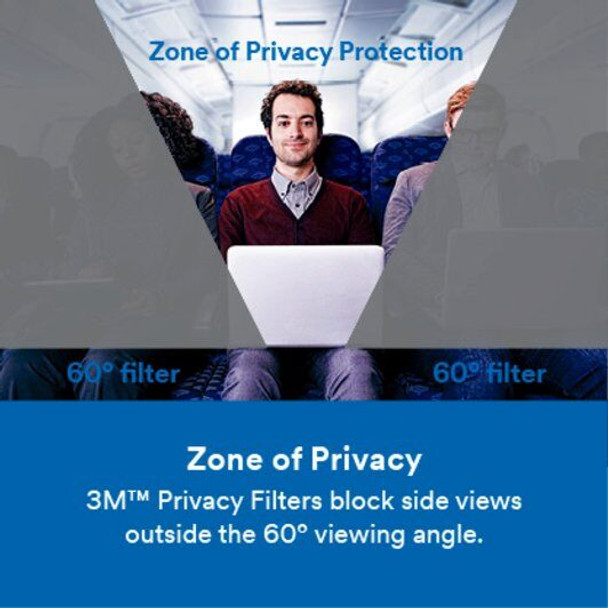 3M 98044054439 Privacy Filter for 12.5" Widescreen Laptop PF125W9B | MegaX