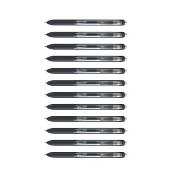 Inkjoy Retractable Gel Pen 0.7mm Black Box of 12 Papermate