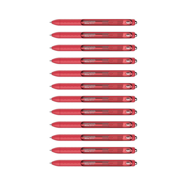 Inkjoy Retractable Gel Pen 0.7mm Red Box of 12 Papermate
