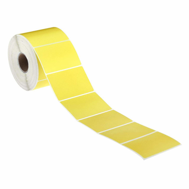 Bala Stock Forms Australia Dty100100/03 Direct Thermal Labels Permanent Adhesive Perforated 100 X 100Mm Yellow - Roll Of 1000 Labels | Its A Mega Thing