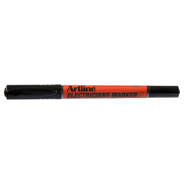Artline Dual Nib Black 195301B Electricians Permanent Marker Box of 12 | Mega Office Supplies