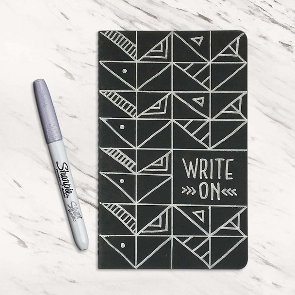 Sharpie Gold Permanent Marker Metallic Fine Point Box of 12