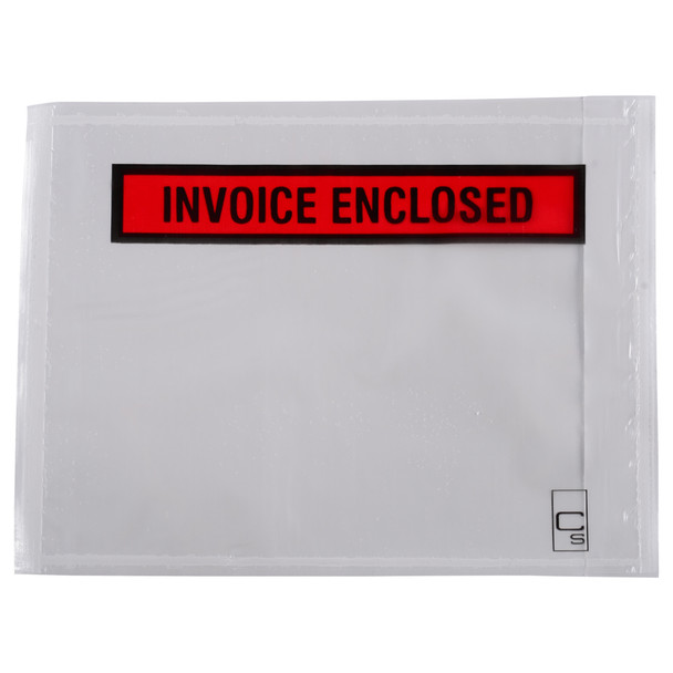 Cumberland Packaging Envelope Invoice Enclosed 155 x 115mm OL200IE-100 Box 100 | Mega Office Supplies