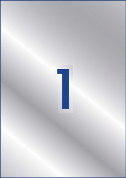Avery #959204 Durable Metallic Heavy Duty Labels - L6013 - 20/Pack - 199.6 x 289.1 mm |1UP - fabric name labels, fabric name badge labels, avery name tags | It's A Mega Thing