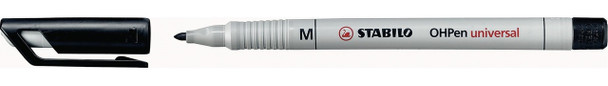 Stabilo #0077470 Ohpen Universal Soluble Overhead Projector Pen Medium 1Mm Black - Box Of 10 - stabilo ballpoint, stabilo pencil, stabilo fineliner, stabilo rollerball, stabilo fibre tip pen, stabilo sharpener | It's A Mega Thing