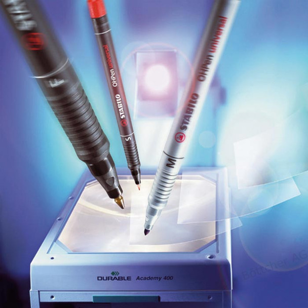 Stabilo #0096436 Ohpen Universal Permanent Overhead Projector Pen Fine 0.7Mm Red - Box Of 10 - stabilo highlighter, stabilo pen, stabilo ballpoint, stabilo pencil, stabilo fineliner | It's A Mega Thing