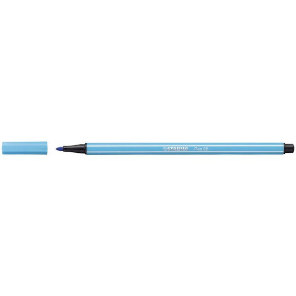 Stabilo #0350980 Pen 68 Premium Colouring Fibre Tip Pen 1.0Mm Azure - Box Of 10 - stabilo, stabilo Australia, stabilo highlighter, stabilo pen, stabilo ballpoint, stabilo pencil | It's A Mega Thing