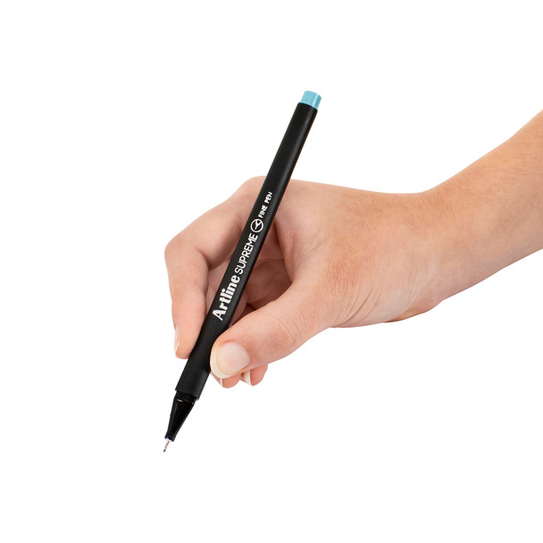 Artline Pastel Turquoise 102126 Supreme Fineliner Pen 0.4mm Box of 12 | Mega Office Supplies