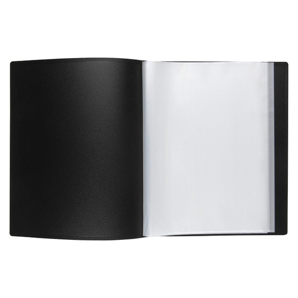 Marbig Display Book Non Refillable 40 Pocket Black Box of 10