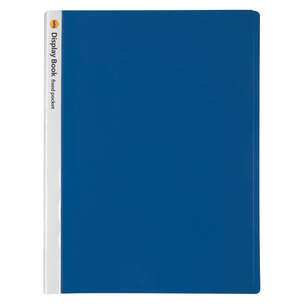Marbig Non Refillable Display Book 40 Pocket Blue Box of 10
