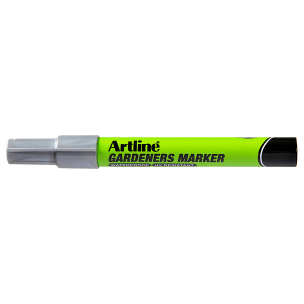 Artline Marker Silver 195762S Gardeners Permanent Box of 12 | Mega Office Supplies